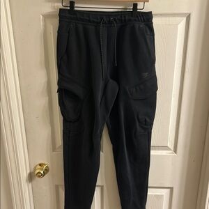 Nike Black Cargo Pants with Tapered Legs